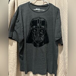 Star Wars Gray Darth Vader Short Sleeve Tee